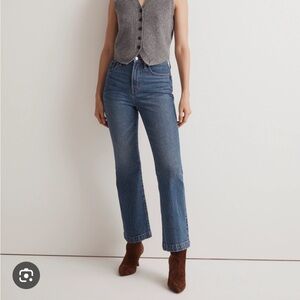 NWT Madewell Perfect Vintage Flare Crop Jean